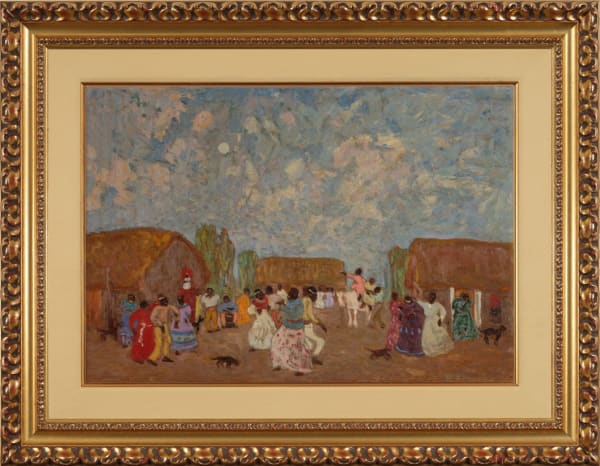 Pedro Figari La plaza del pueblo