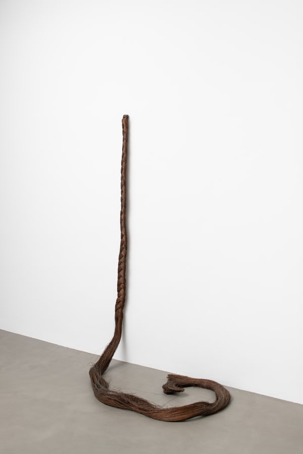 Tunga Trança, 1995 fios de cobre [copper wire] 430 x 9 x 9 cm Ph: Edouard Fraipont