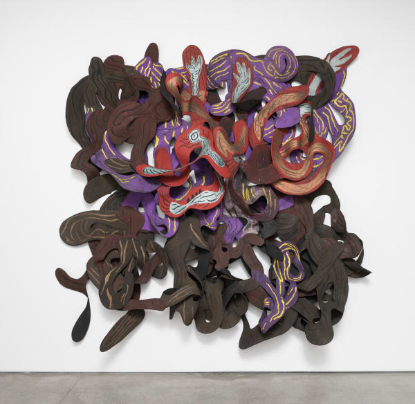 Hilton Berredo Sem título, 1989 borracha [rubber] 280 x 304 x 35 cm 110 1/4 x 119 3/4 x 13 3/4 in (3351)