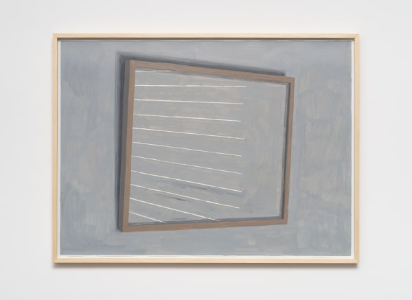 Jorge Macchi The drawing center, 2024 óleo sobre papel [oil on paper] 66.5 x 88.7 x 2.5 cm 26 1/8 x 34 7/8 x 1 in (21846) Ph: Édouard Fraipont