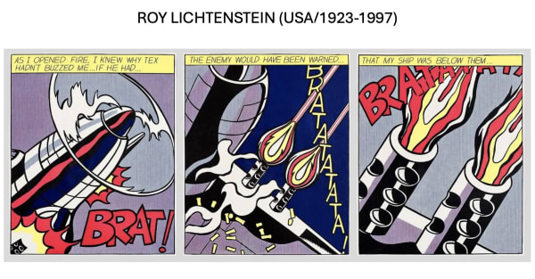 Secondary Market, Roy Lichtenstein, As I Opened Fire, 1966