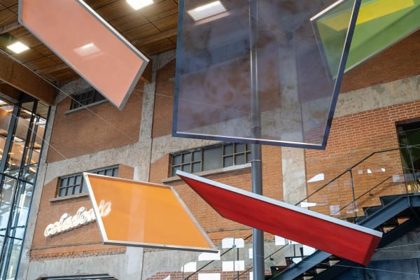 Cécile Bart Trapézistes FRAC Franche Comté, Besançon 2020 ©Nicolas Waltefaugle