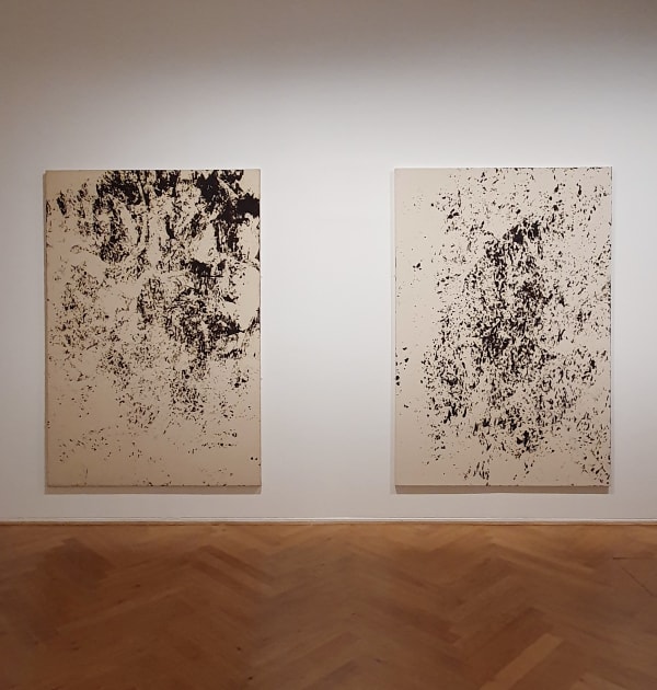 Vue de l’exposition personnelle de Gérard Traquandi Ici, Là Musée Cantini Marseille, 2021