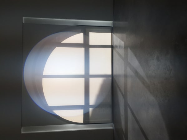 Exposition "Cercles et carrés", Nicolas Chardon et Michel Verjux, Bonisson art center, Rognes 2021