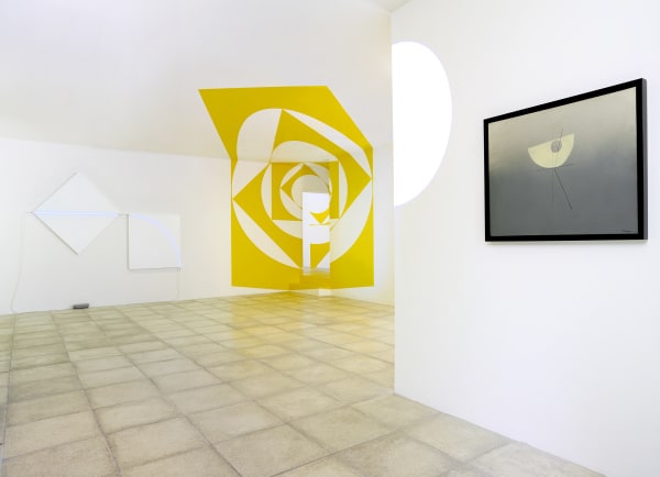 Correspodances amicales Cécile BART, François MORELLET, Felice VARINI, Michel VERJUX Galerie Catherine Issert ©François Fernandez Saint Paul de Vence 2017