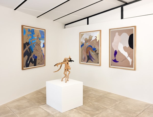 Vue de l'exposition "Collection de dessins", 2022 -- Gautier FERRERO