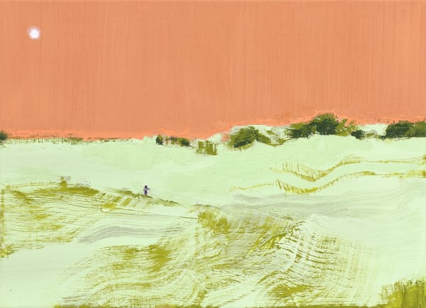 Marine WALLON, Hadar, 2021, Huile sur toile, 40 x 55 cm. Courtesy de l'artiste et de la galerie Catherine Issert