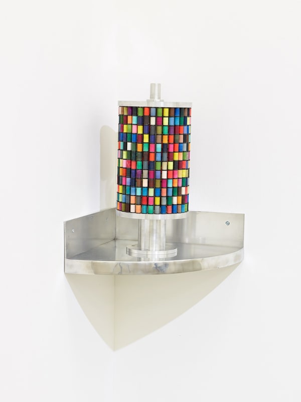Pascal PINAUD Moulin à prières d'angle 51, x 40,5 x 40,5 cm