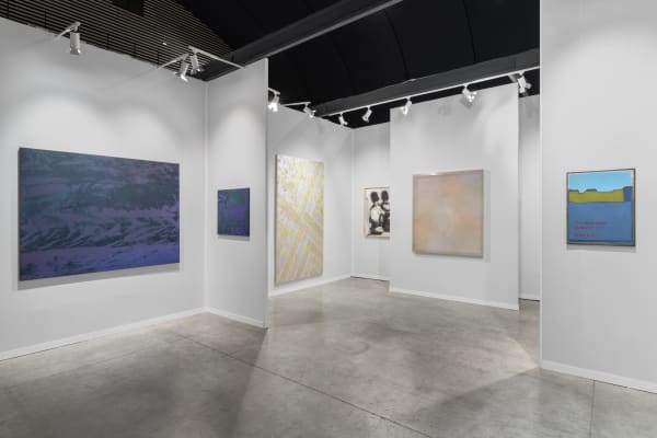 Vue du stand Art Paris Art Fair 2023 Grand Palais Éphémère Courtesy des artistes et de la galerie Catherine Issert © Nicolas Brasseur