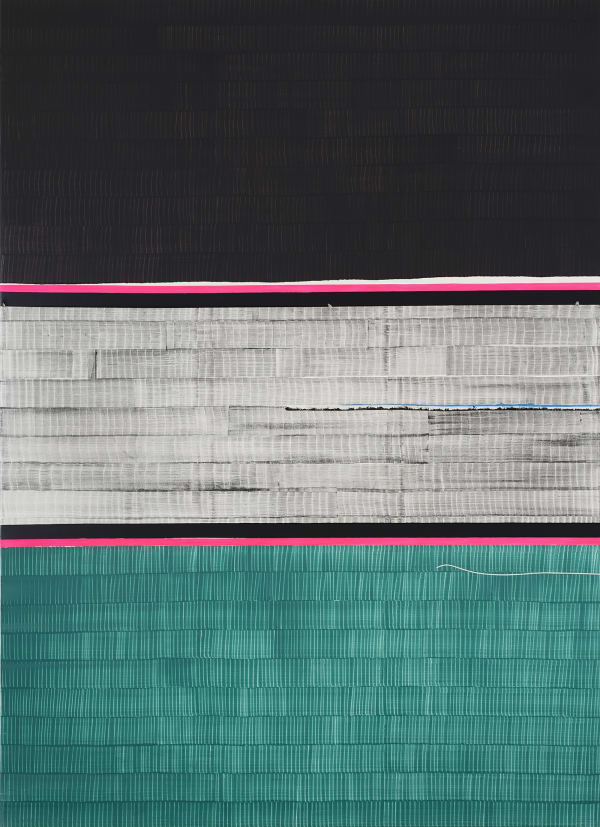 Juan Usl So Que Revelabas Amu Daria Vinyl Dispersion And Dry Pigment On Canvas 275X203Cm 2015