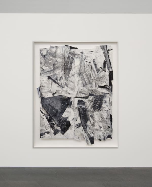 Zheng Chongbin Vector Space, 2020 Ink and Acrylic on Xuan Paper 180 x 125 cm