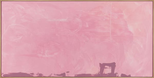 Ein Japanisches Haus Am Horizont Acrylic And Lacquer On Canvas 93 1X183 4X7Cm 20172019