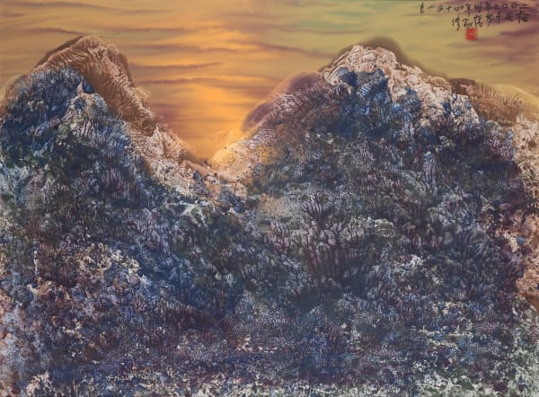 Mountains Of Heaven No 142 Ink And Color On Board 72 4X97 8Cm 2002