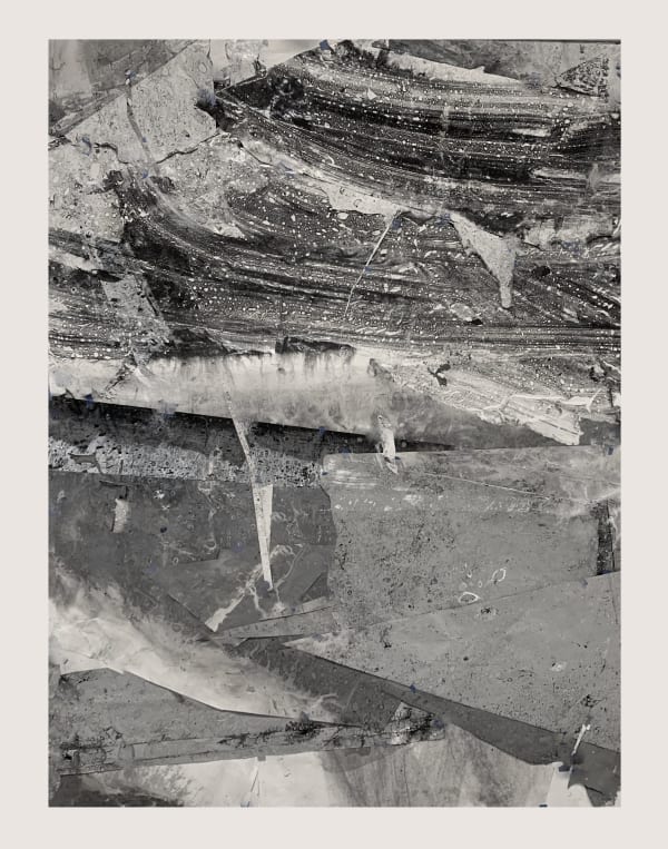 Zheng Chongbin Sequential Displacement Ink And Acrylic On Xuan Paper 124 5X91Cm 2021 3 Creamy White