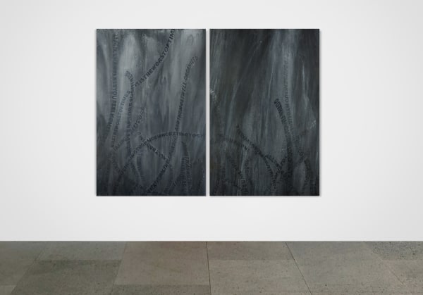 Tsang Kin-Wah, Either / Or (black) No. 3 & No. 4 (2018)