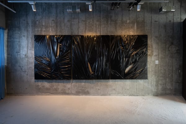 Installation view of Curtain. Courtesy of Para Site, Hong Kong, 2021. Photo: Felix Wong