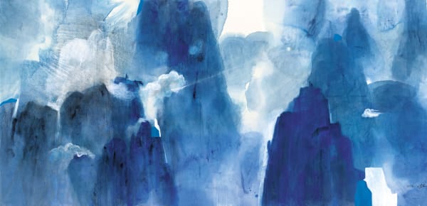 Blue Mountains - Immortality by Wang Gongyi, 2016