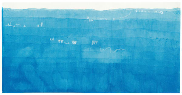 Winsor Blue · Musical Notations by Wang Gongyi, 2005