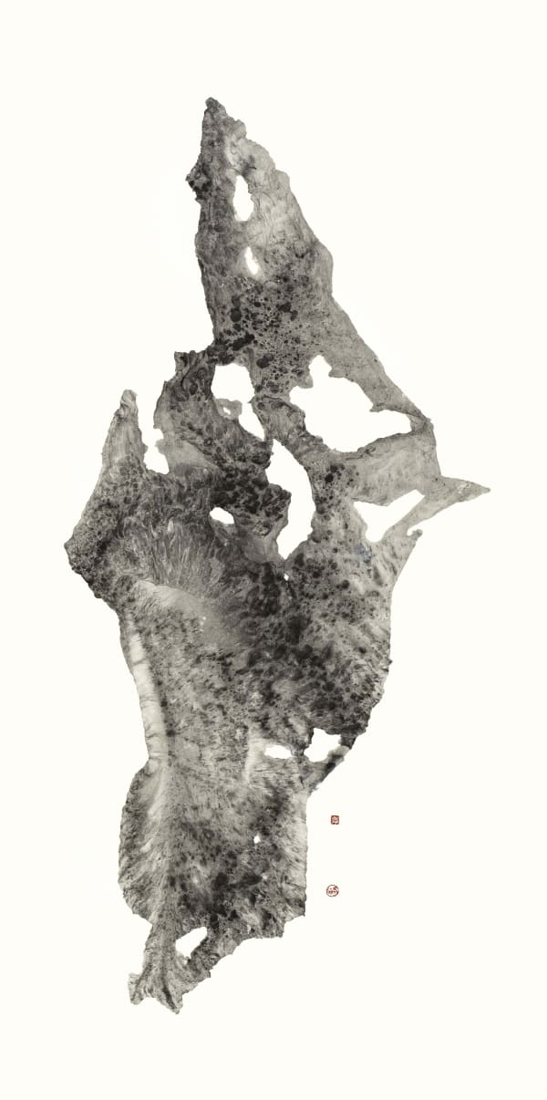 The Rocks 4, Ink on Xuan Paper, 134 x 67 cm (2020)
