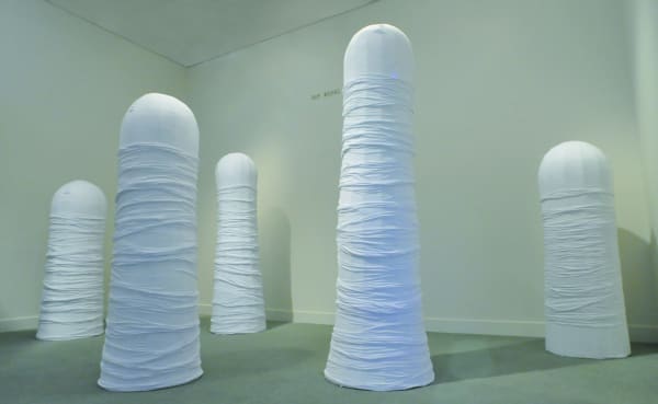 0-Viewpoint-1-4, 2010 Mixed Media 216 x 61 cm