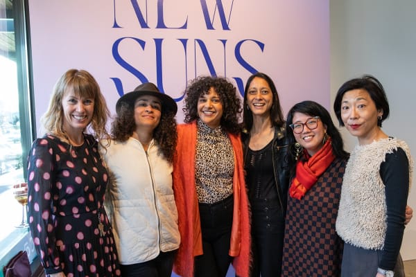 From left to right: Jaime Austin, Adia Millett, Sofia Cordova, Lauren Dickens, Cathy Lu, Genevieve Quick