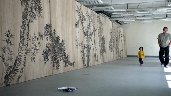 Lam in his Hong Kong Studio