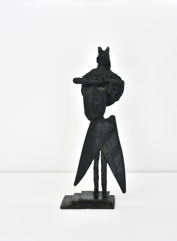 Germaine Richier Homme de la nuit n°2, 1954 Signé sur le socle Bronze patiné foncé / Bronze with dark patina Cette oeuvre, dans son tirage original, comprend 12 épreuves This work, in its original edition, includes 12 prints (1/8 à 8/8 et EA, HC1, HC2, HC3) 27 x 11 x 9 cm 10 5/8 x 4 3/8 x 3 1/2