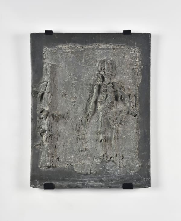 Germaine Richier Eve au jardin d'Eden, 1953-1954 Plomb gravé Lead sculpture Unique h 52 x w 40,5 x d 5,5 cm h 20.47 x w 15.75 x d 1.97 in