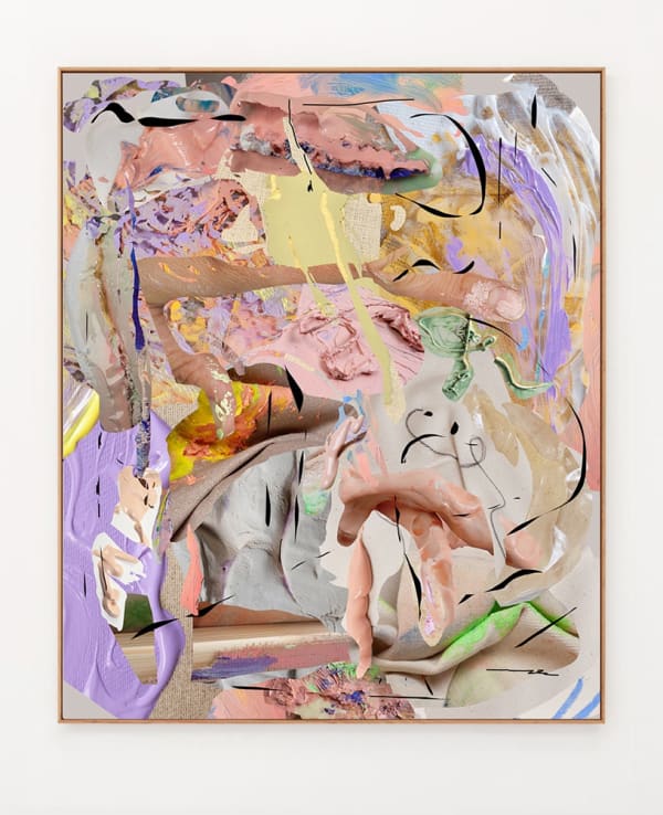 Rachel De Joode Sloppy Therapy #29, 2021 Archival pigment fine art print mounted on aluminium dibond Custom made shadow box in maple 60 x 50 cm 23 5/8 x 19 3/4 in