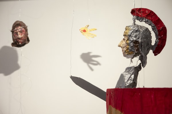 Exhibition view from the installation in the Frontspace "ROME" by Cate Giordano.