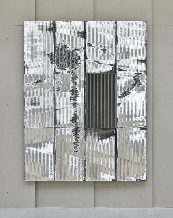Éric Baudart OTS 12, 2022 Aluminium 217 x 160 x 16 cm 85 3/8 x 63 x 6 1/4 in © Photo: Rebecca Fanuele.