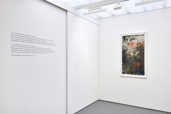 Vue de l'exposition " Philippe Vandenberg ", Galerie Christophe Gaillard, Paris, 2024. © Photos : Rebecca Fanuele.