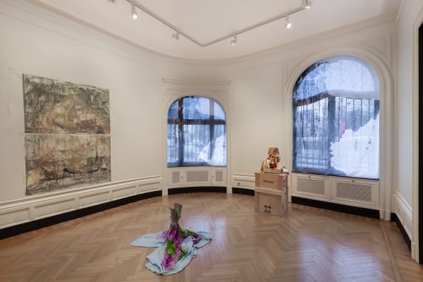 Vue de l'exposition collective, Trucs Machins et Bidules (Nooks & Crannies), organisée avec Olivier Renaud-Clément. © Photo : Zooo.