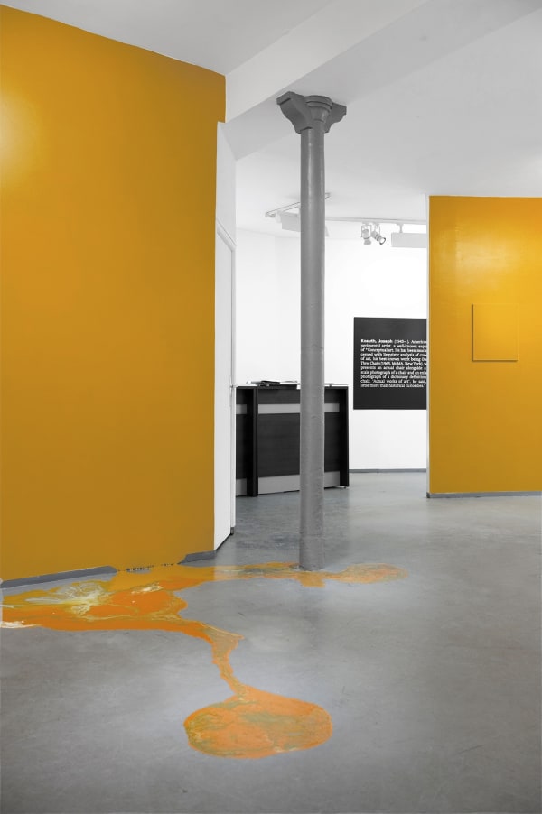 The title as the curator's art piece With Isabelle LE MINH, Jill MILLER, Miguel Angel MOLINA, Claude RUTAULT and Karin SANDER