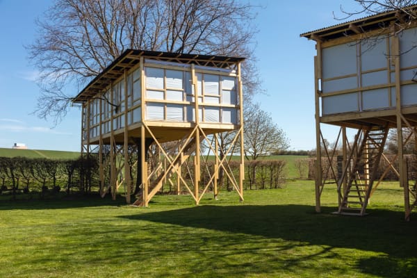 ISOLATION (BAUMMITTEN) - Fabian Knecht, SpiegelArche, 2021, Rastenberg, (DE)