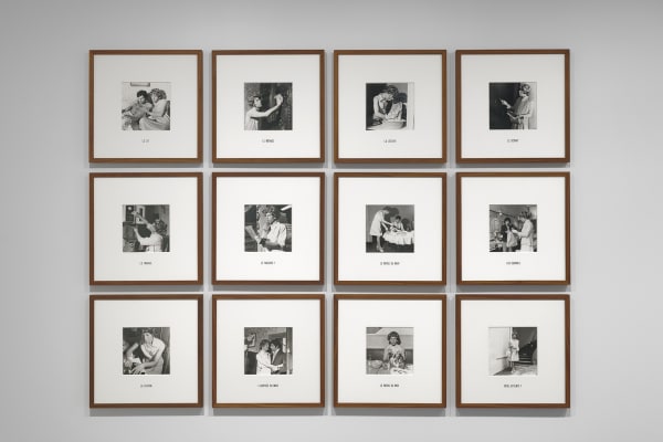 Michel Journiac, 24 heures de la vie d'une femme ordinaire, 1974 tirages argentiques Michel Journiac / ADAGP, Paris 2020 Courtesy Galerie Christophe Gaillard Photo : Aurélien Mole