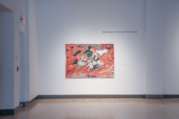 Arizona 7, 2021, acrylic on linen, 49 x 71 inches, Courtesy of the artist. Exhibition view : Courtesy of the Missoula Art Museum