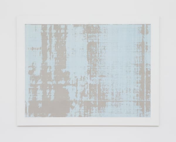 Eric Baudart Papier millimétré n°7120, 2014 Oeuvre sur papier 100 x 130 x 15 cm Courtesy de l'artiste