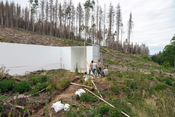 Making of "Isolation (Waldstück)"_FabianKnecht_2022 © Courtesy of the artist