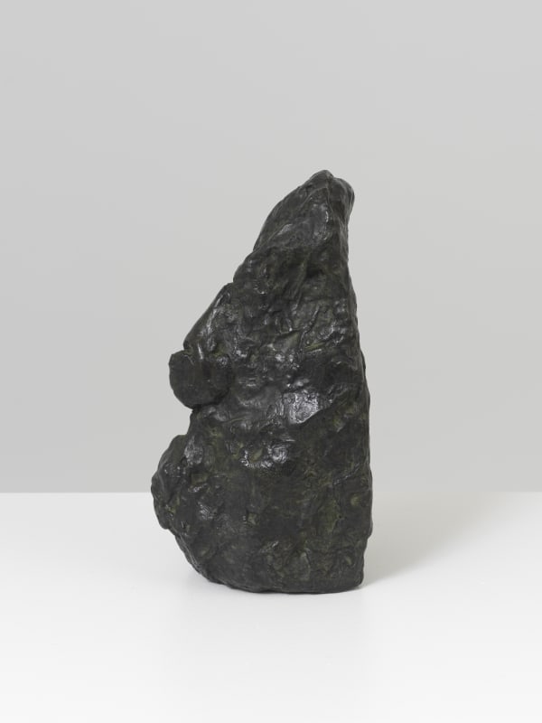 William Tucker, Mask for Edwin, 2022, Bronze, 27.9 x 12.7 x 10.2 cm All images : © William Tucker, Courtesy LGDR