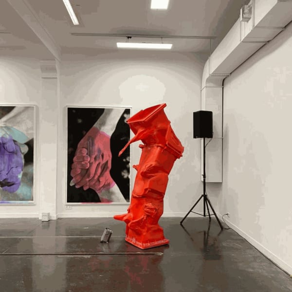 Vue de l'exposition à l'espace de la Strouk Gallery ©Courtesy Galerie Chrsitophe Gaillard