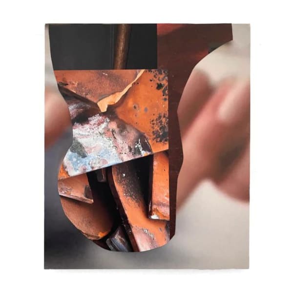 Kate Steciw Configuration 034, 2021 Archival pigment prints on canvas adhered to uv print on wood panel 30 x 24 x .75 in