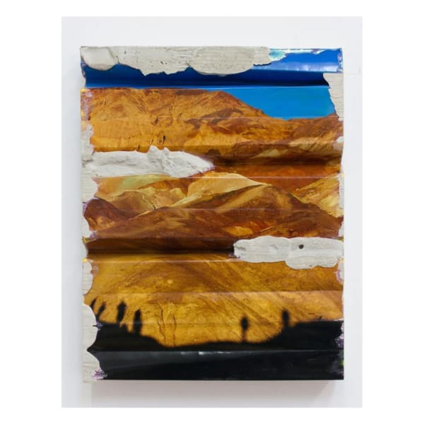 Letha Wilson Artist’s Palette Concrete Fold, 2020 Unique C-print, concrete 14 x 11 x 1.75 in