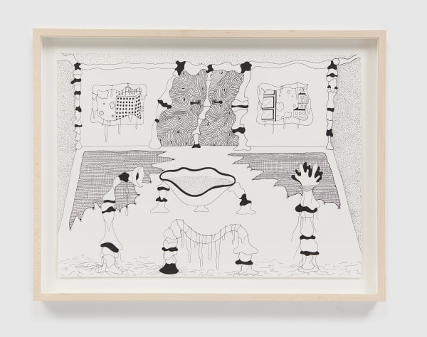 Leo ORTA La Porte au loin dans le Ciel, 2018 Ink on paper © Tous droits réservés à l’artiste