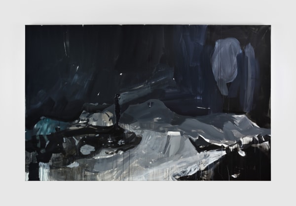 Brian Maguire, Child Living From the Waste Food on the City Dump (São Paulo 2003), 2022, acrylic on canvas