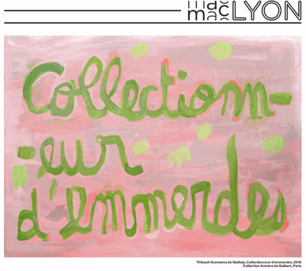 Thibault Scemama de Gialluly, Collectionneur d'emmerdes, 2016 Collection Antoine de Galbert, Paris