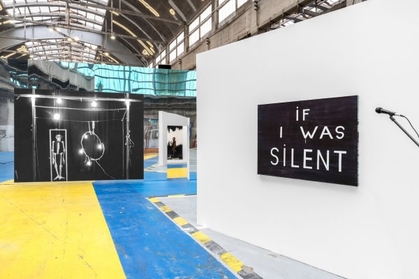 Hélène Delprat, " Vous êtes en train de m'enregistrer ? ", 17ème édition de la Biennale de Lyon, 2024. © Photo : Nicolas Brasseur.
