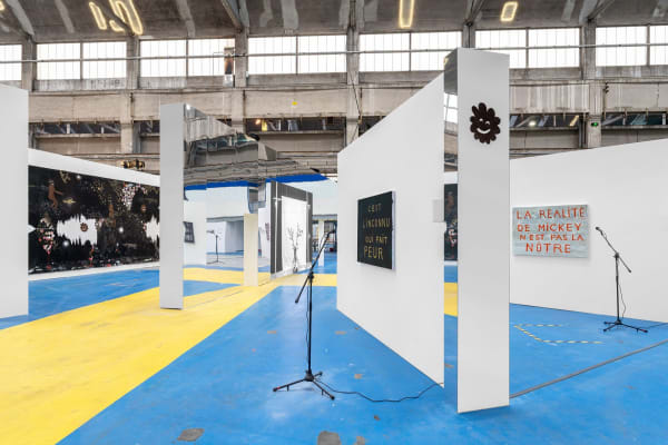 Hélène Delprat, " Vous êtes en train de m'enregistrer ? ", 17ème édition de la Biennale de Lyon, 2024. © Photo : Nicolas Brasseur.