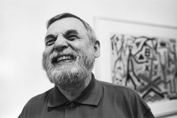 Angelika Platen, A.R. Penck, Muntermaler, Paris, 2003, 30 x 40 cm, Ed. 5 © Angelika Platen