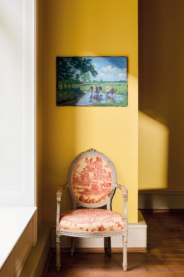 Friedrich Schaper Ku He Im Bachlauf Um 1910 O L Auf Leinwand 46 5 X 67 5 Cm Interieur